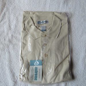 Extreme Men's Sort Sleeve Beige Pull Over Shirt